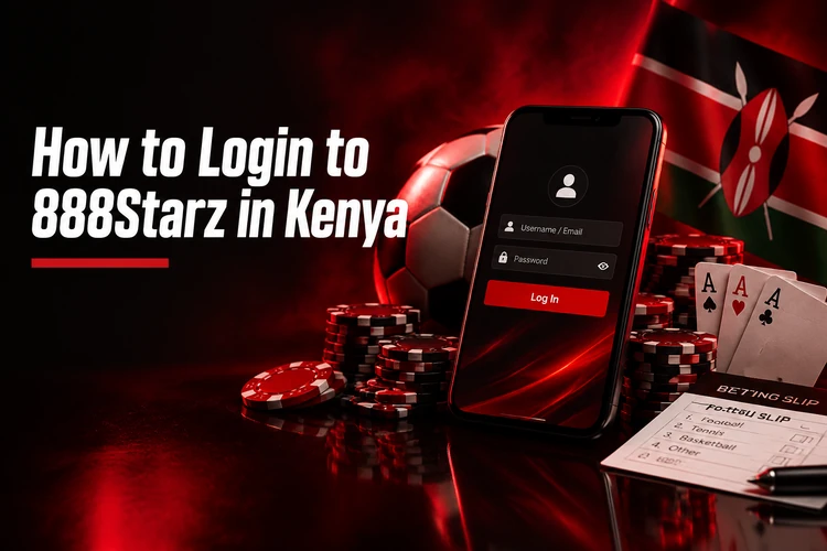 How to Login to 888Starz in Kenya